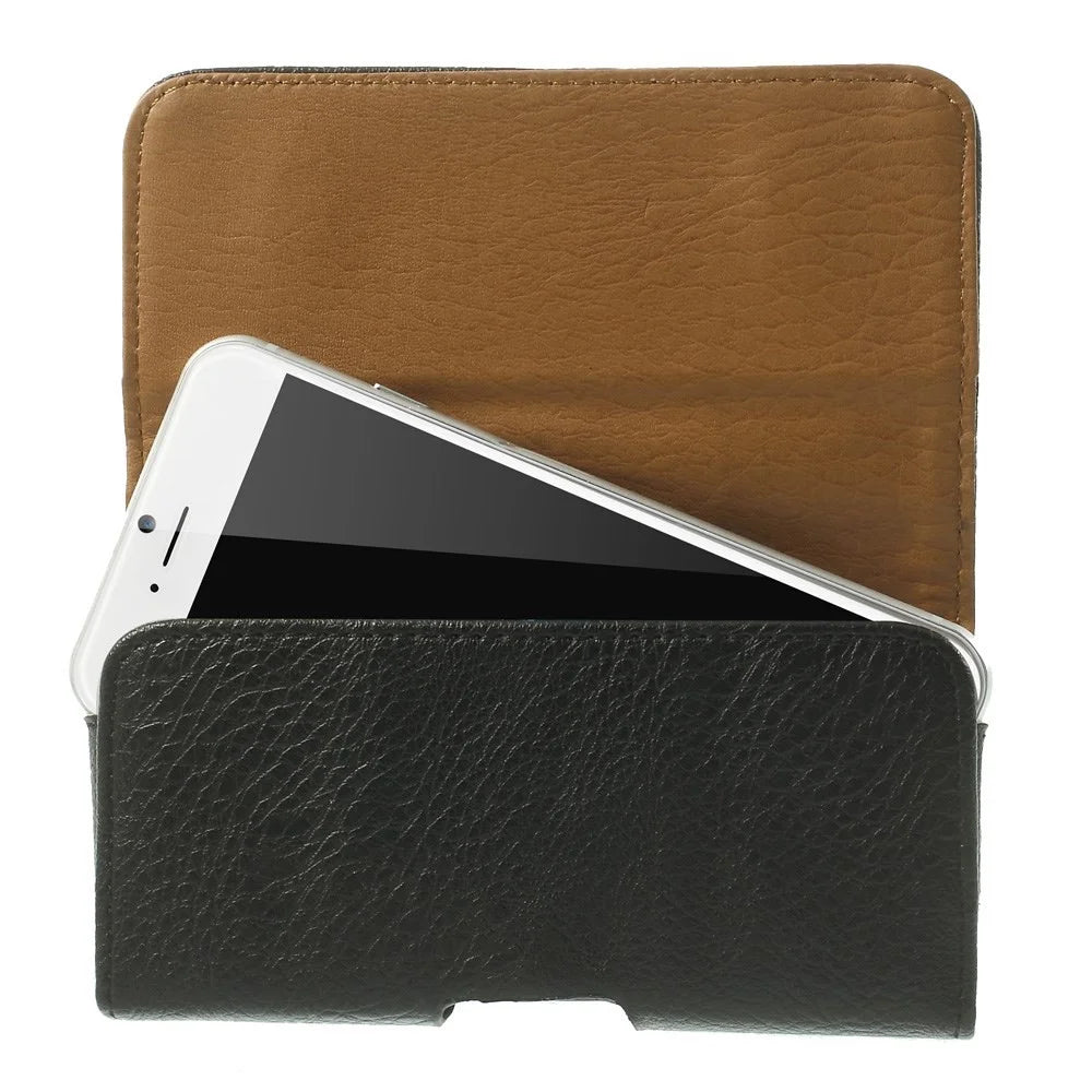 Horizontal Litchi Skin Leather Holster Pouch Case for iPhone 7/8/SE (2020)/SE (2022)/6/6s 4.7 inch Samsung S4 / S3, Size: 140 x 72 x 17mm - 5