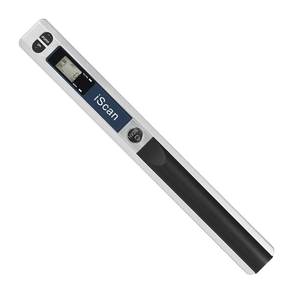 Portable Handheld A4 Documents Images HD Wireless Scanner Wand with LCD Display - Silver - 1