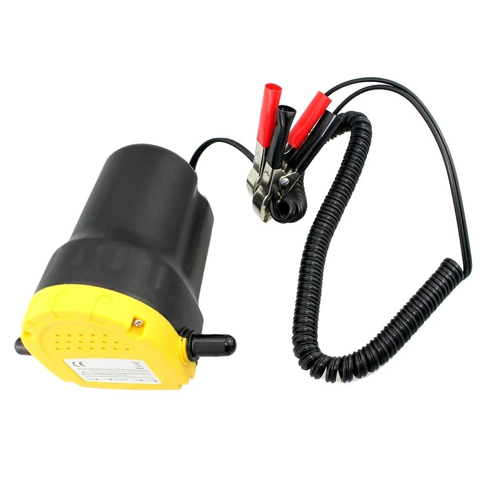 12V 60W Car Engine Oil Change Pump Extractor Fluid Scavenge Suction Oil Transfer Pump Kit - 2