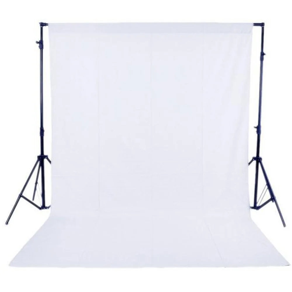 1.6 x 3m / 5 x 10ft Photography Studio Non-woven Backdrop / Background Screen - White - 1