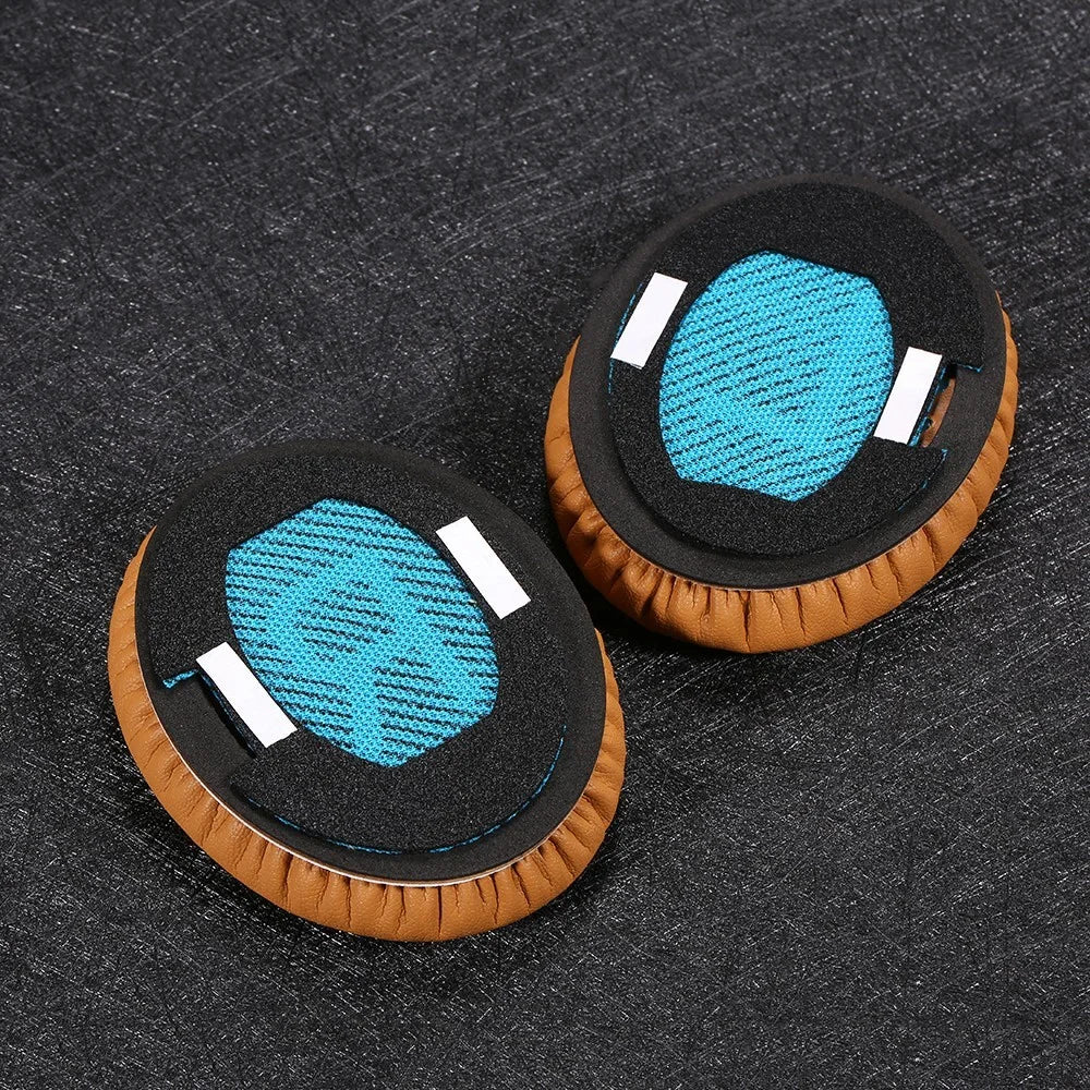 For Bose QuietComfort 25 15 QC2 QC15 AE2 AE2I AE2W QC25 Headphones Replacement Memory Foam Ear Pad Protein Leather Ear Cups Cushion Cover  - Brown - 6