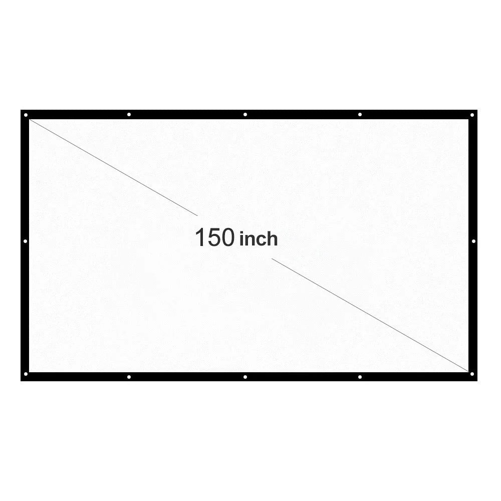 H150 Foldable 16:9 150 Inch Portable Projector Screen - 2