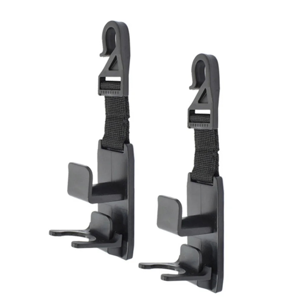 2Pcs/Set Universal Car Headrest Hooks Auto Back Seat Hanger Easy Installation Storage Bottle Holder - 2