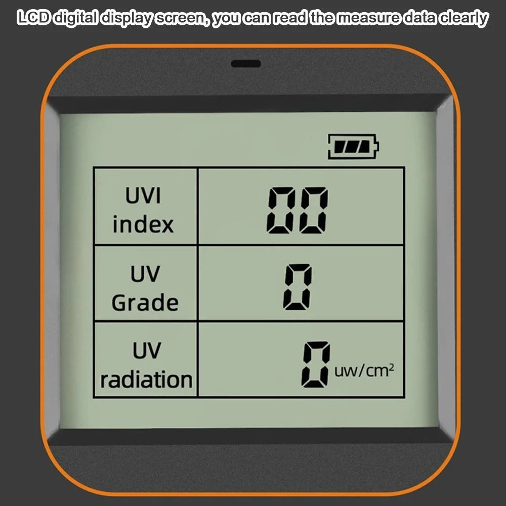 Portable LCD Digital Ultraviolet Radiation Detector Ultraviolet UV Tester - 4