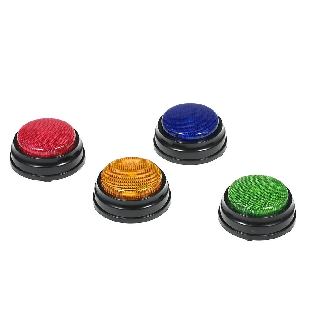 Small Size Answering Buttons Set Easy Carry Voice Recording Sound Button Kids Parent Interactive Toy - 2