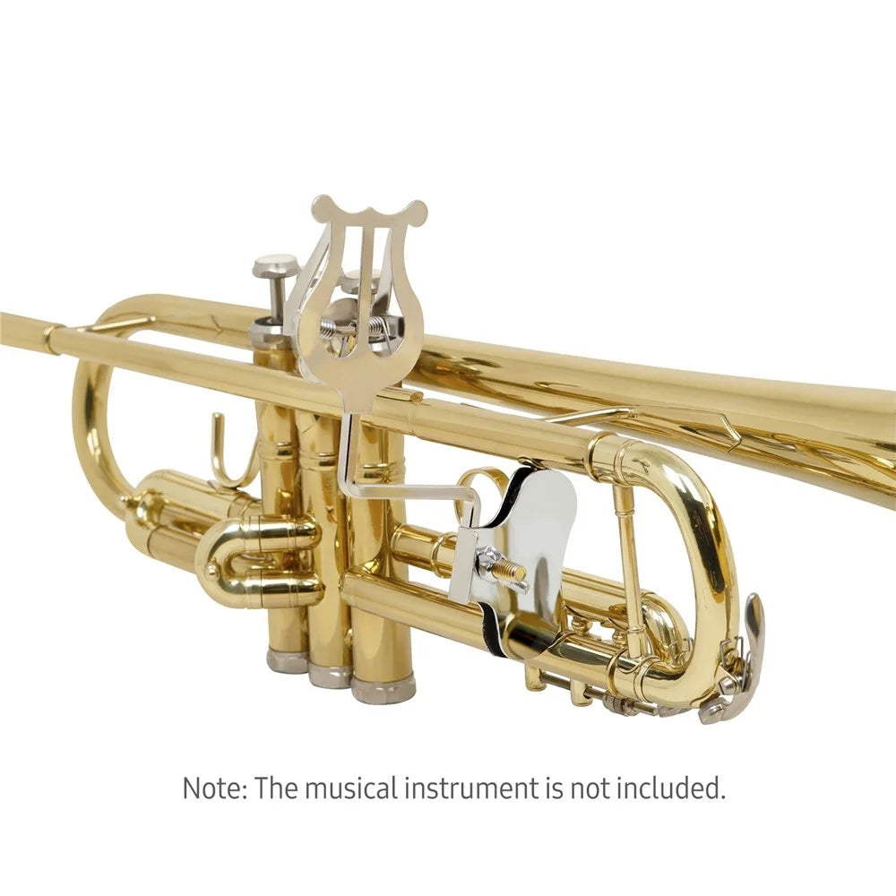 Music Stand Tenor Saxophone Marching Spectrum Clip Sheet Clip Iron Sax Lyre Sheet Clamp-on Holder - 2