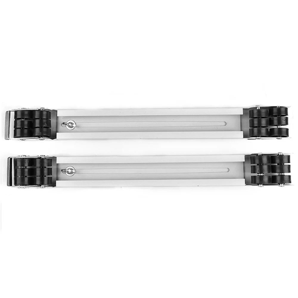 1 Set Home Household Refrigerator Movable Adjustable Stand Moving Base 24-Wheels Roller Bracket - 1