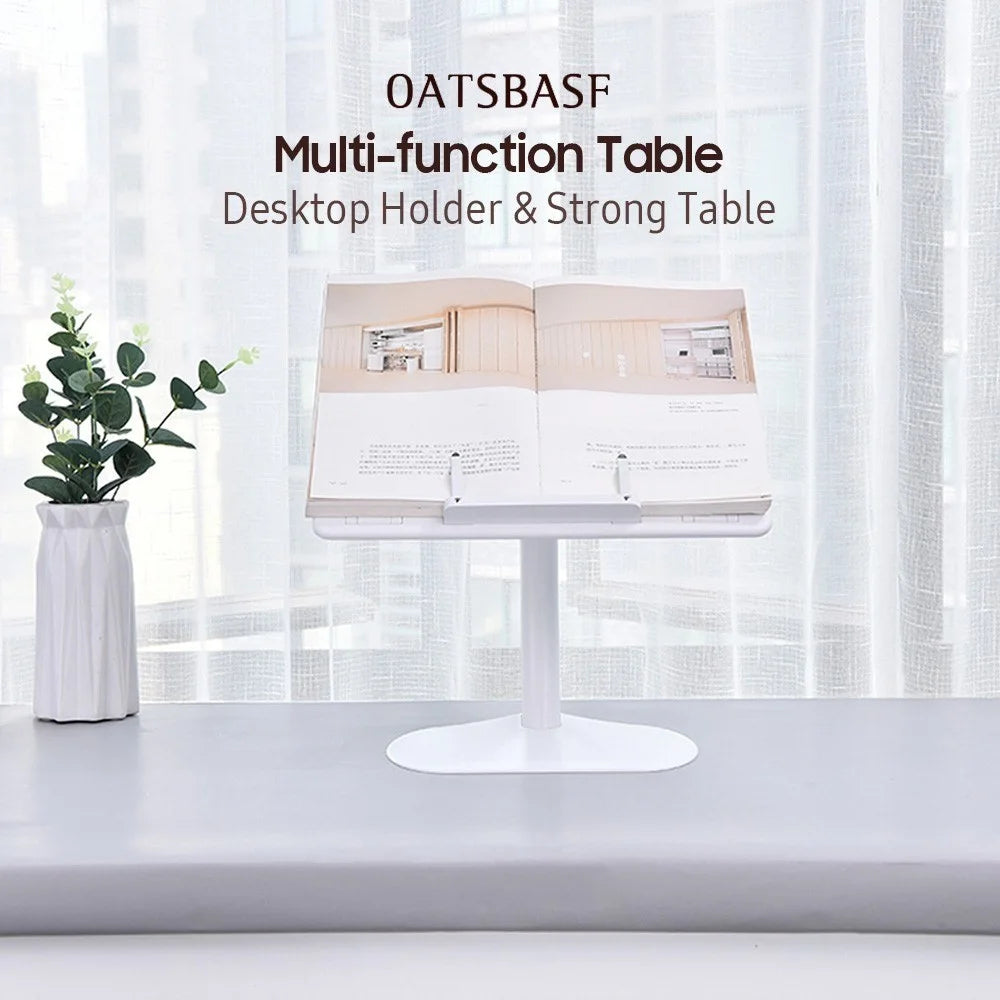 OATSBASF Ergonomic Laptop Stand Portable Book Holder Adjustable Computer Holder for Most Laptops and Phones - 2