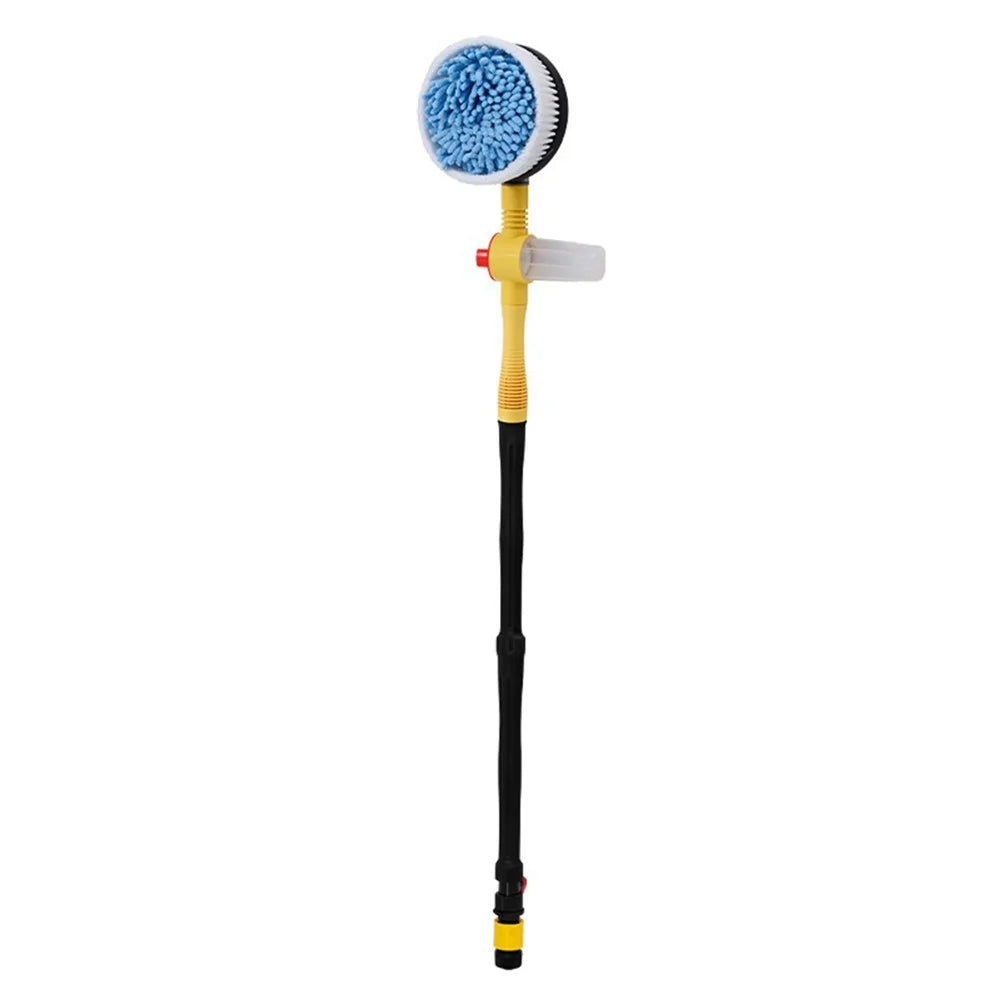 Car Wash Brush High-pressure Foam Car Cleaning Kit 360-degree Spin Car Wash Mop Detachable and Extendable Scrub Brush for Car Home Cleaning and Garden Use - 2