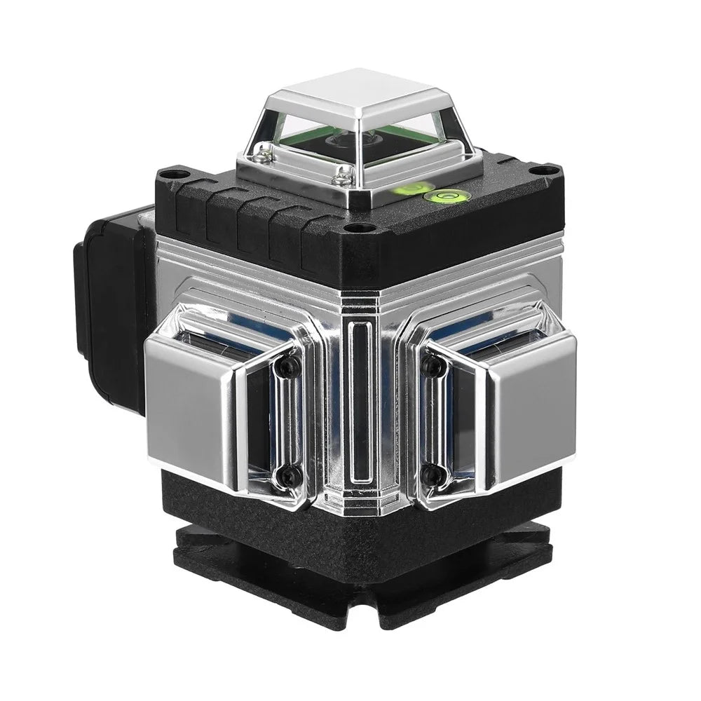Laser Level 16 Lines Green Laser Level 3-degree Self Leveling Tool with Horizontal and Vertical Oblique Line - EU Plug - 3