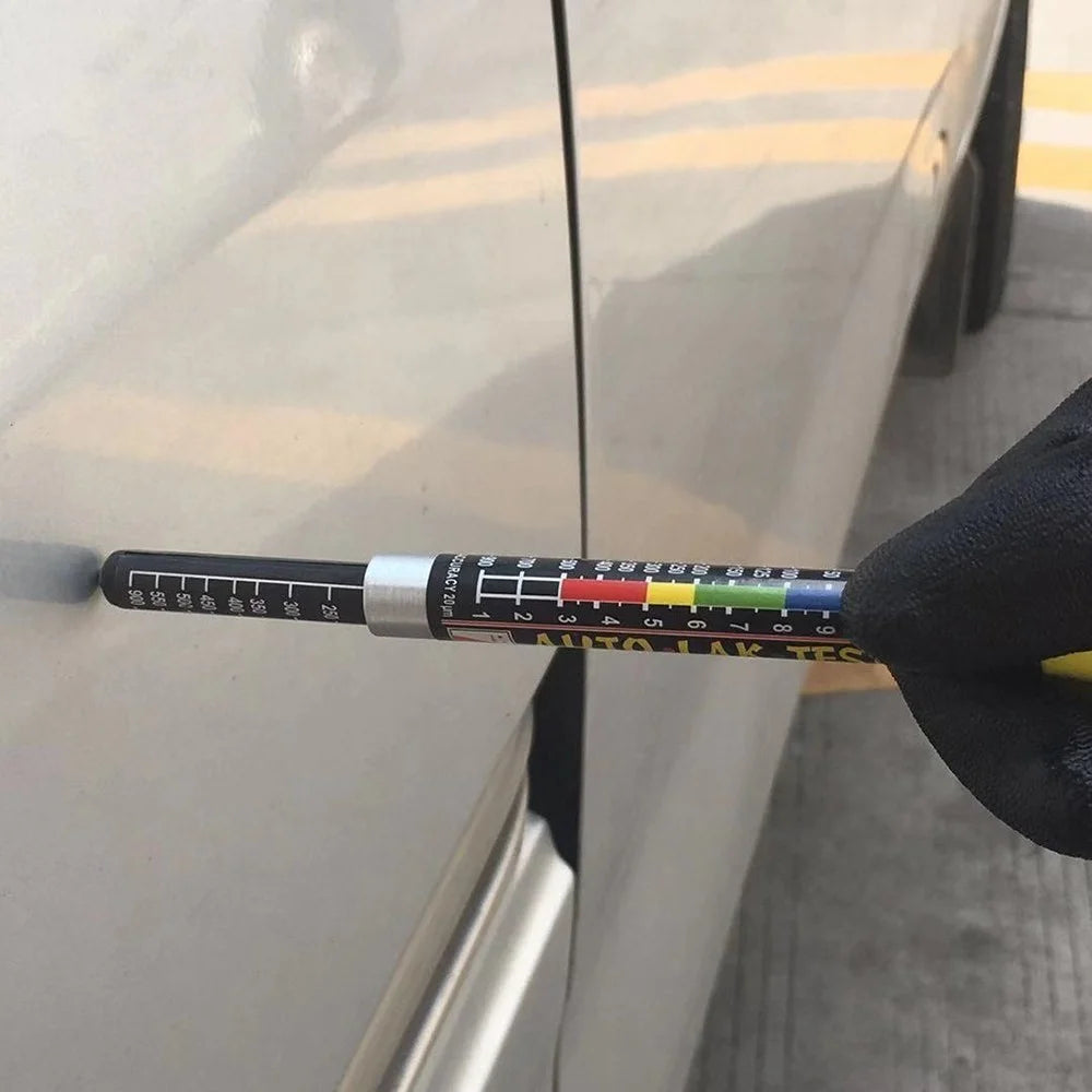 Paint Thickness Tester Meter Gauge Water Resistant Car Body Damage Detector with Meter Magnetic Tip - 6