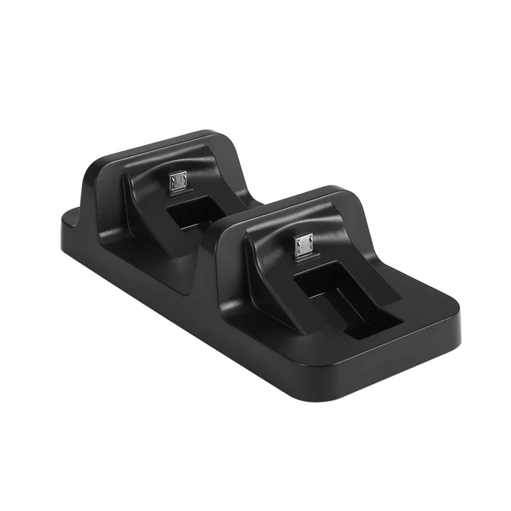 Practical Dual USB Charging Dock Station Stand for PS4 Controller - Black - 6