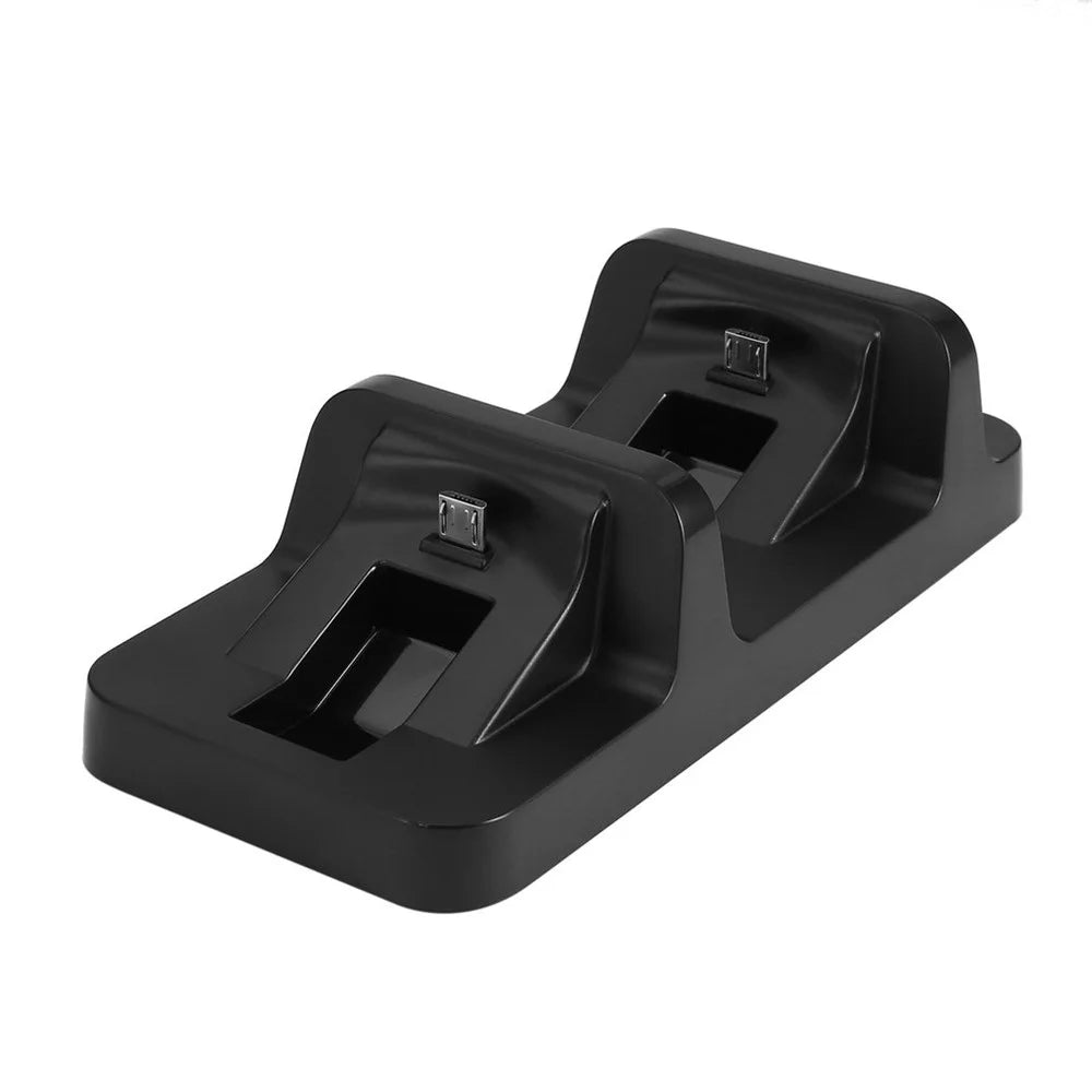 Practical Dual USB Charging Dock Station Stand for PS4 Controller - Black - 7