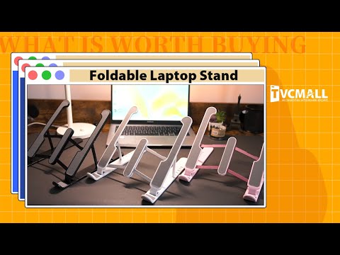 Foldable Laptop Stand Non-slip Desktop Notebook Holder Laptop Stand for Macbook Pro Air iPad Cooling Bracket - Black