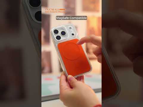 For Samsung Galaxy S26 Ultra Magnetic Case TPU Acrylic Phone Back Cover - Orange