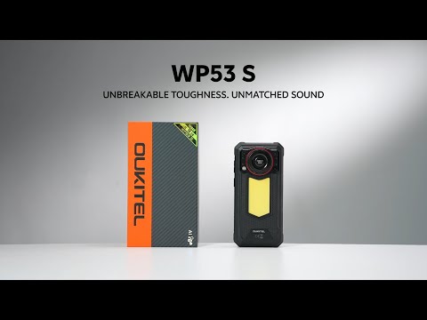 OUKITEL WP53S 4G Rugged Smartphone Unisoc T615 6.52 Inch Mobile Phone with 11000mAh Battery, 4+128GB