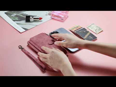 For Samsung Galaxy A54 5G Phone Cases with Strap CASEME C30 Zipper Multiple Card Holder PU Leather Cover - Blue