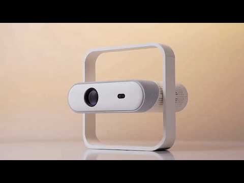 YT700 NSL03 Android 11.0 Portable Mini Projector 2.4G / 5G WiFi6 BT5.4 1080P Full HD 375 ANSI Auto Focus Home Cinema - US Plug