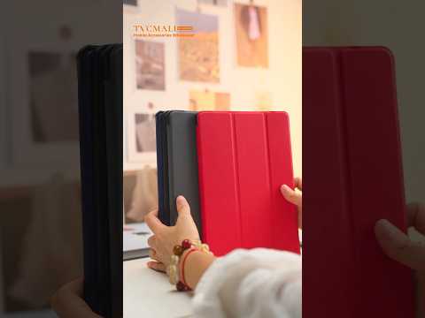 For iPad (2025) / 10.9 (2022) PU Leather Tablet Case Trifold Stand Full Protection Tablet Cover - Black