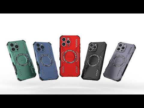 For Samsung Galaxy A23 4G  /  5G (Global) Magnetic Case Butterfly Armor Hollow Heat Dissipation PC + TPU Phone Cover - Purple