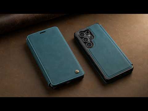 CASEME for iPhone 18 Pro / 17 Pro Case  053  Magnetic RFID Blocking Wallet Flip Leather Phone Cover - Black