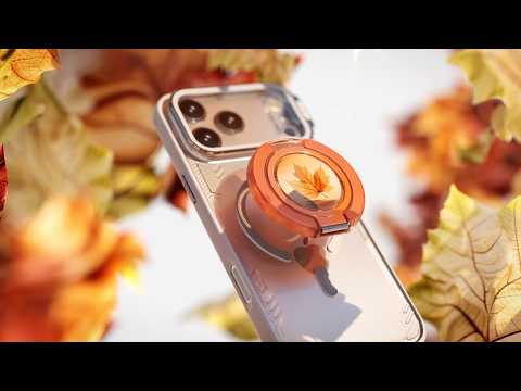NILLKIN Ring Stand Magnetic Phone Holder Foldable Finger Grip Kickstand - Orange