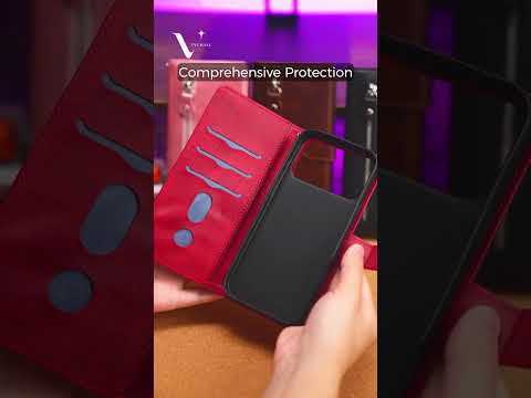 For vivo Y400 Pro 5G / vivo V40e 5G PU Leather Cases with Zipper Pocket Wallet Phone Cover Stand - Red