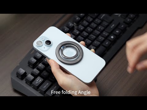 YESIDO C205 Phone Back Double-sided Magnetic Ring Holder Zinc Alloy Kickstand