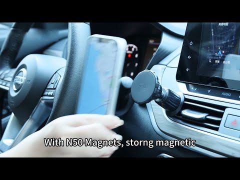 YESIDO C154 Car Air Vent Mount Magnetic Phone Holder 360 Degrees Rotating Cellphone Stand