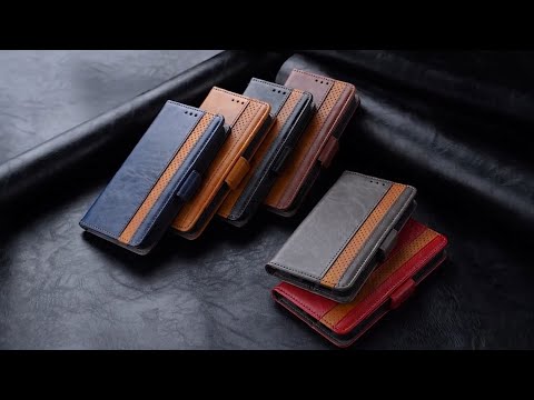 For Samsung Galaxy S24 Ultra Phone Cases CASENEO PU Leather Cover Stand with RFID Blocking Wallet - Black