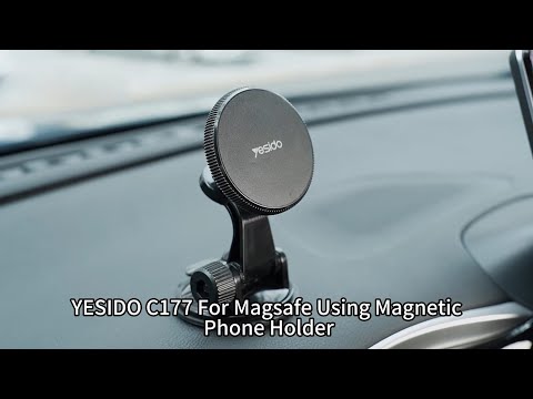 YESIDO C177 For iPhone 12 / 13 / 14 / 15 Car Suction Cup Base Phone Holder Bracket