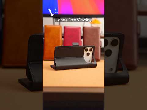 For OnePlus 12 5G Leather Flip Wallet Case Folio Stand View Phone Cover - Black