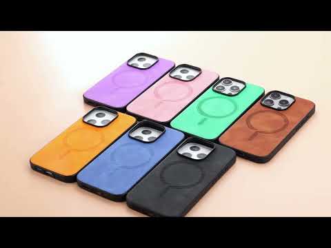 For Samsung Galaxy S23+ Leather Back Magnetic Case Skin-touch Phone Cover - Blue