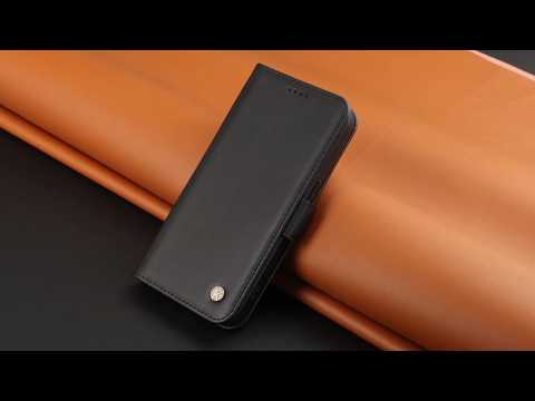 YIKATU For iPhone Air Wallet Phone Case  YK-003 Leather Stand Cover -  Black
