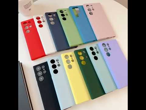 For Samsung Galaxy S23+ Cell Phone Case Liquid Silicone Dropproof Cover - Green