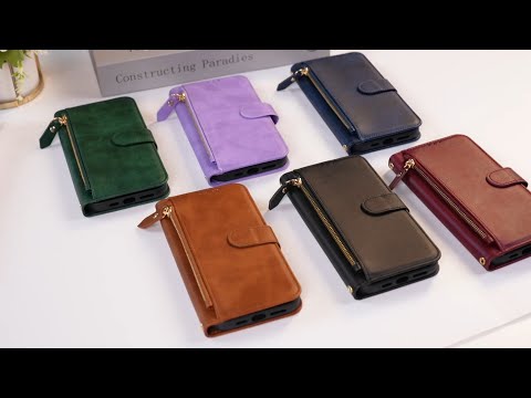 For OnePlus 13T 5G Case Zipper Pocket Multiple Card Slots Leather Phone Cover - Black