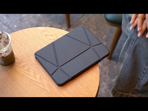 DUX DUCIS For iPad Pro 13 (2025) / 13 (2024) Tablet Case  Vers Series Multi-function Folding Stand Leather Cover - Black