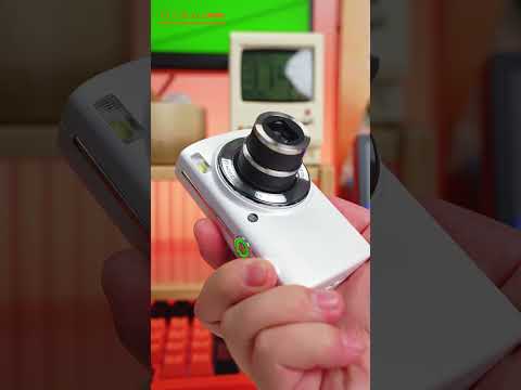 DC408X 5K Digital Camera 5X Optical Zoom Dual Lens 2.8 Inch Flip Touch Screen Autofocus Camera with LED Flash - Black