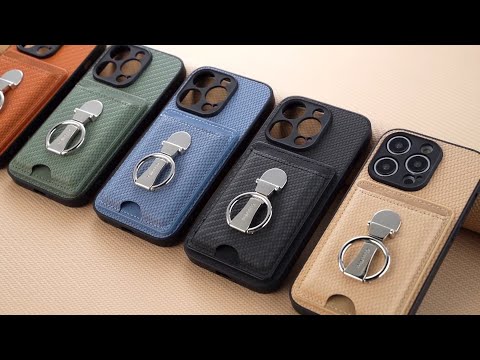 CASENEO For Nothing Phone (3a) Pro Leather Phone Back Cover with Kickstand and Card Slots Carbon Fiber Texture - Green
