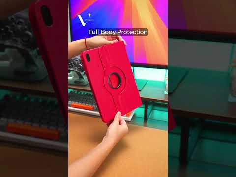 360 Degrees Rotating Stand Leather Case for Lenovo Tab P11 / P11 5G 11 inch TB-J606F / J606X- Black