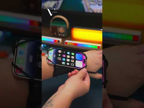 12x10cm Wristband Phone Holder 360-Degree Rotatable Forearm Wrist Storage Bag