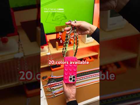 7MM Double Clasp Adjustable Lanyard Polyester Zinc Alloy Shoulder Strap for Dual-Hole Phone Cases - Orange Red