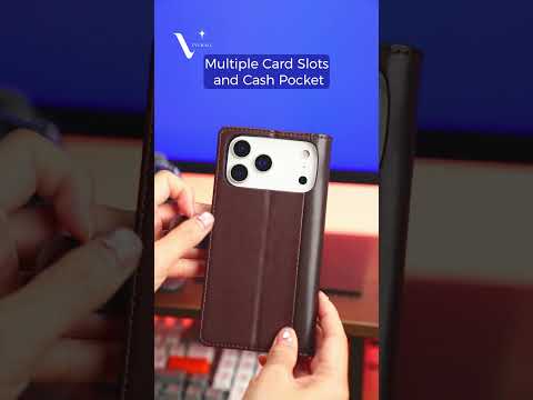 For Samsung Galaxy A57 5G Case Genuine Split Leather Phone Cover with Wallet Stand - Black