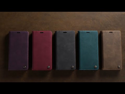 CASEME For iPhone XR 6.1 inch Case  033 Series RFID Blocking Wallet Stand Calf Texture Leather Phone Cover - Red
