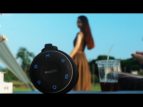 YESIDO YSW22 Portable Bluetooth-compatible Speaker RGB Light Waterproof Wireless Music Subwoofer
