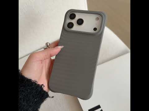 For iPhone 17 Pro Max Case Wave Pattern Liquid Silicone Shockproof Phone Cover - Light Cyan
