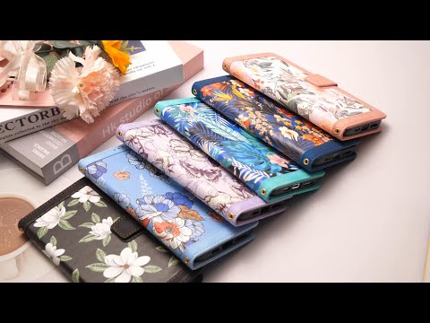 For Samsung Galaxy S23 Ultra PU Leather Case Flower Pattern Printing Card Holder Phone Stand Cover - Black