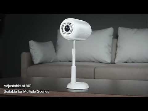 TS-6 1+8G Hidden Retractable Bracket HD Video Mini Projector WiFi Home Theater Projecting Device - US Plug