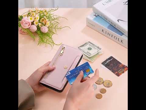 Leather Phone Cover for OnePlus Nord CE 3 Lite 5G / Nord N30 5G Horizontal Stand Wallet Case with Zipper Pocket - Purple