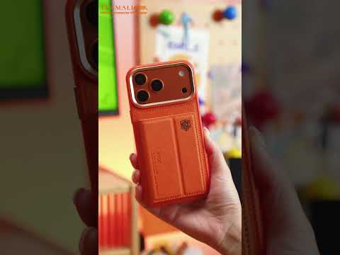 KIGC for iPhone 18 Pro Max / 17 Pro Max Case Card Holder Kickstand Fabric + PC + TPU Shockproof Phone Cover - Blue